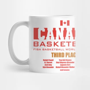Canada FIBA World Cup 2023 - Third Place - Roster Mug